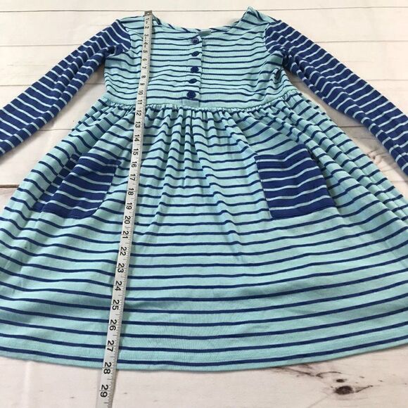 Hanna Andersson Blue Stripes Long Sleeve Dress - Picture 3 of 11